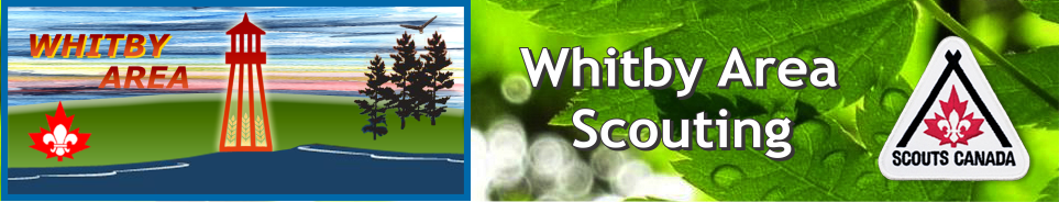 [Whitby Area Scouting banner]